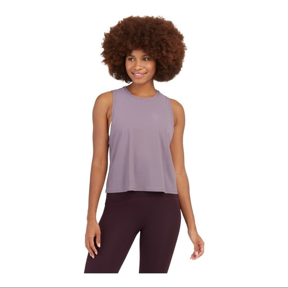 Spanx Go Lightly At-The-Hip Tank Size Small Satin Purple - Picture 1 of 13